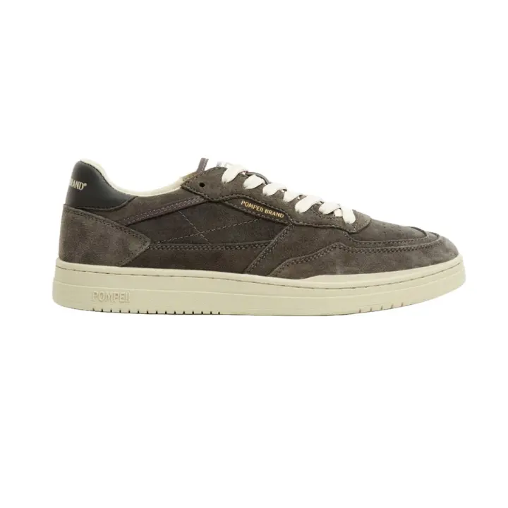 Zapatillas Grises Pompeii Elan Suede Charcoal - 1