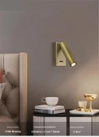 Lámpara De Pared LED Moderna Rotatable Y Ajustable Para Lectura Luz De Noche Para Dormitorio Sala De Estar Estudio Iluminación Doméstica - details 8