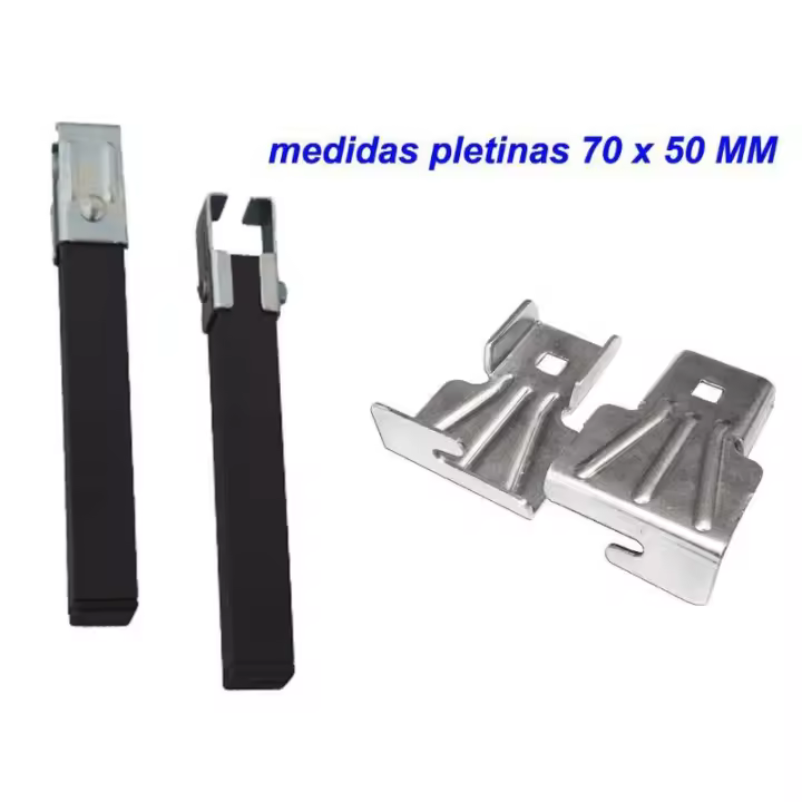 Patas para somier 30x40 negra juego alto 25 cm - 1