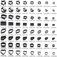 KRABALL Set De 8 Piezas Herramienta De Perforación De Cuero Con Estilos Múltiples Cortador De Agujeros En Forma De Estrella Luna Amor Herramienta De Arte En Cuero Para DIY - details 0