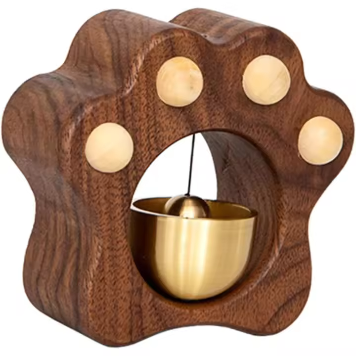 Timbre de Puerta, minicarillón de Viento, Productos de Madera anidados. Decoración de timbre de metal. - 1