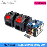Turmera Caja De Batería Para Destornillador 18V 21V Soporte De Batería 18650 5X 10X 15X 20X Con BMS 50A Máx.100A Para Reparación De Taladro Eléctrico - details 24