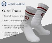 Calcetines Hombre Art. Tenis, Sergio Tacchini, Pack de 6 y 12 Pares - details 1