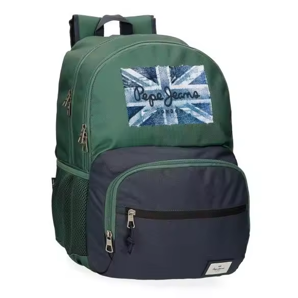 Mochila Pepe Jeans JEBB de Dos Compartimentos – Estilo y Funcionalidad para el Día a Día - 1