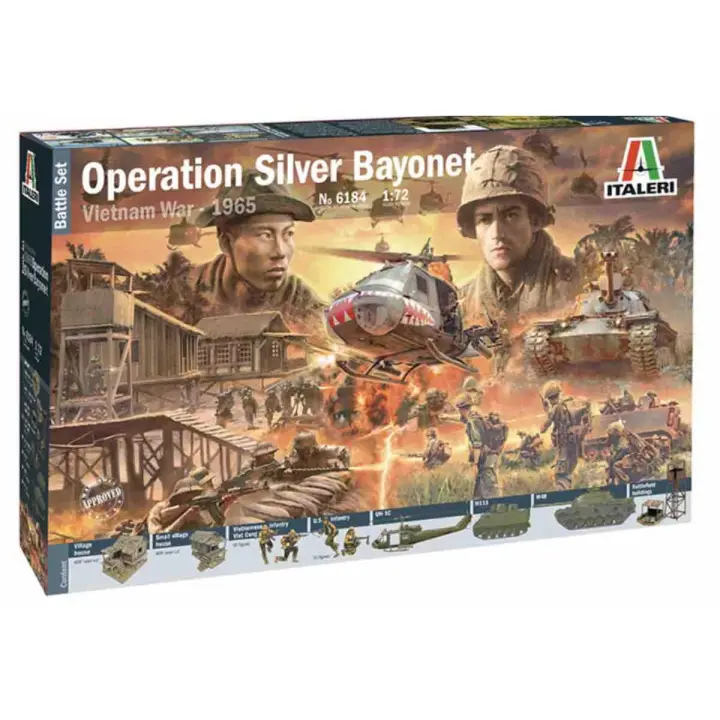 Diorama Guerra Vietnam "Operacion Bayoneta plateada" Italeri-6184 - 1