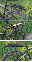 Portabolsas Para Bicicleta Deemount Soporte De Carga Trasero Ajuste Para MTB Y Bicicleta Gruesa De 20-29'' Y 4.0'' Color Negro Aluminio - details 7