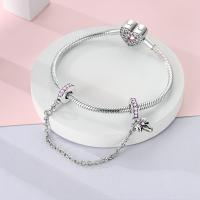 Encantos De Borla De Corazón Rosa En Plata 925 Encantos De Bolas Para Pulseras Originales DIY Joyería Accesorios De Moda Para Mujer - details 19