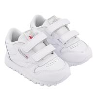 Reebok deportivas infantiles blancas de piel con cierre velcro mod. classic leather unisex - details 0