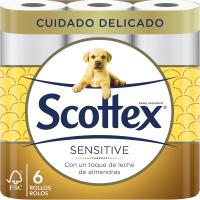 Scottex Dermo Cuidado Papel Higiénico Seco 6 rollos*8 total 48rollos - details 1