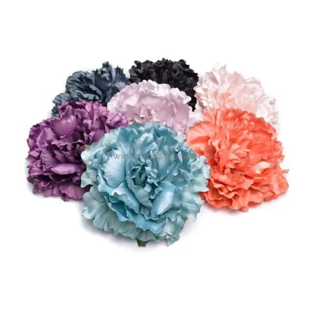Peonia de Tela 17 Cm Diámetro Flores Realistas Decoración Alta Calidad - 1
