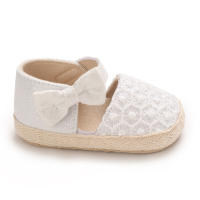 Zapatillas De Verano Para Bebés Niñas 0-18M Con Lazo Casual Sandalias Suave Cómodas Para Primeros Pasos Material Transpirable Tela Y Algodón - details 34