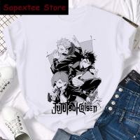 Camiseta Jujutsu Kaisen Japón Anime Para Mujer Kawaii Yuji Itadori Gojo Satoru Estampado Casual Manga Corta Algodón Poliéster T-Shirt Moda - details 5