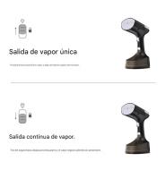 Plancha Vertical Vapor, Digital LED Plancha Vapor Cepillo de Vapor 1600W 300ml, Calentamiento Rápido de 30s, 30g/min de Vapor, Plancha Ropa Vapor Para Hogar, Oficina, Viajes, Oro Gris - details 7
