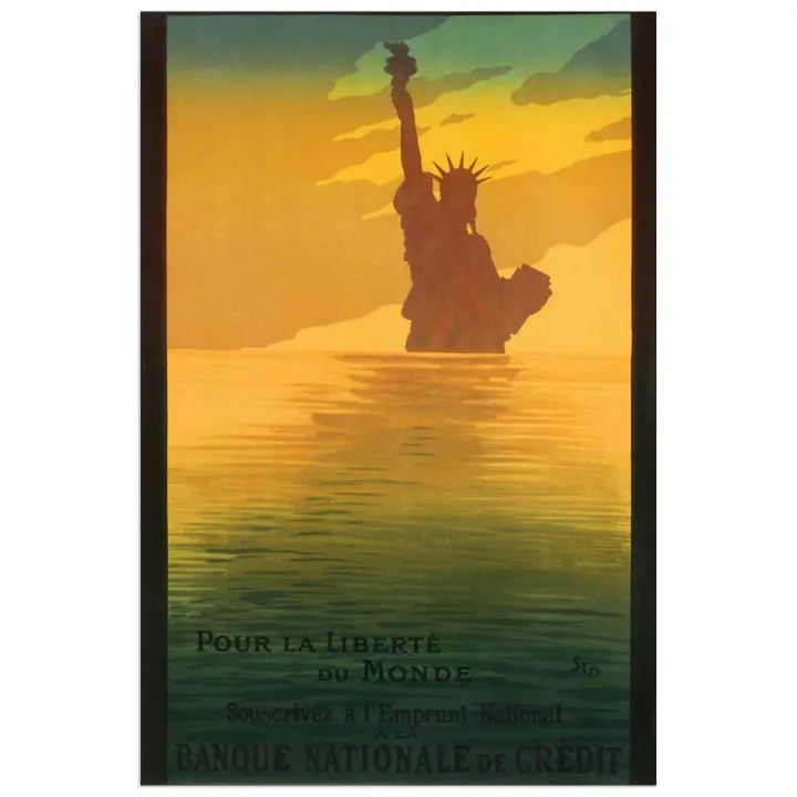 Panel decorativo, listo para Colgar. -Estatuas DE LA Libertad-Cm 60x90 - 1