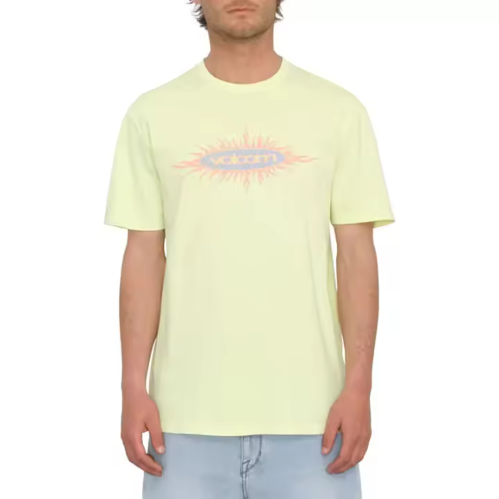 Camiserta Manga Corta Volcom Nu Sun Pw SSt - Aure Yellow - 1