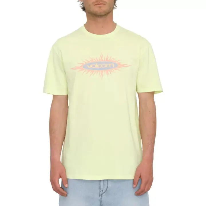 Camiserta Manga Corta Volcom Nu Sun Pw SSt - Aure Yellow - 1
