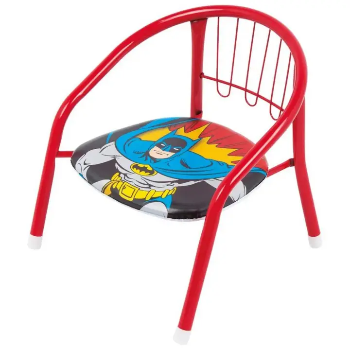 Mobiliario Sillas Batman Silla Metal Rojo - 1