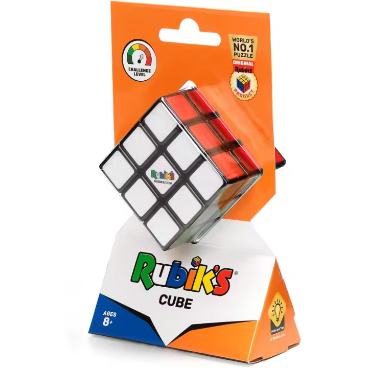 Spin Master - Cubo Rubik Original de 3x3-1 Cubo Mágico para Desafiar la Mente - Juego de Rompecabezas - 1