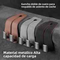 Gancho Doble Para Asiento De Coche Personalizado Gancho De Cuero Para Asiento De Coche Gancho Metálico Para Interior De Vehículos Herramientas De Coche - details 4