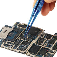 Pinzas De Reparación Profesional De Titanio Precision Antimagnéticas Para Electrónica Fingerprint Fly Line Teléfono Motherboard - details 2