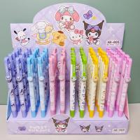 Set De 60 Bolígrafos De Punto Fijo Sanrio Con Diseños De Kuromi Cinnamoroll Pochacco Hello Kitty Doraemon Y Blue Para Estudiantes Material Plástico Tamaño Grande - details 0