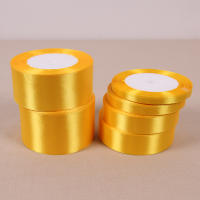 Cinta De Satén Dorado Amarillo Para Regalos Cinta Adhesiva Para Decoración De Fiestas Navidad Halloween Cumpleaños Tamaños 6-10-15-20-25-40-50mm - details 0