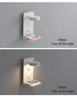Lámpara De Pared LED Para Interior Con Cargador USB Y Interruptor Para Dormitorio Luz De Lectura Al Borde Del Cama Decoración Para Sala De Estar - details 8
