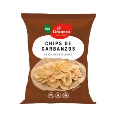 Chips de Garbanzos Bio 80g El Granero Integral - 1