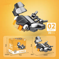 Bloques De Construcción De Animales Del Mundo Insecto Scorpion Mantis Hormiga Araña Pájaro Marino Regalo Para Niños Adornos De Escritorio Bloques Pequeños Compatible Con Lego ABS Sin Batería - details 47