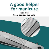 Tijeras De Uñas De Acero Inoxidable Para Adultos Hombres Y Mujeres Corte Agudo Curvo Con Limpiador De Swing Salida Herramienta De Aseo Para Manos Y Pies - details 7