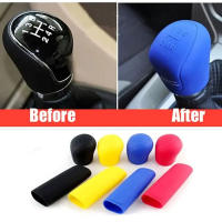 2Pc/Set Fundas Para Palanca De Cambios Y Freno De Mano De Coche En Silicona Manual Cubierta Protectora Para Estilo Del Coche - details 7