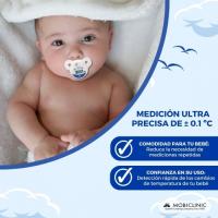 Termómetro digital con forma de chupete Infantil Mobiclinic Punta redonda Chupete suave Pantalla LCD - details 1