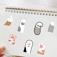 Pegatinas De Gato Rosa Kawaii 61PCS Para Botella De Agua Portátil Patineta Scrapbook Equipaje Juguete Para Niñas - details 1