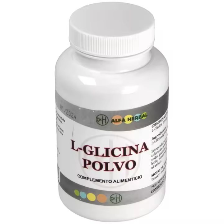 Alfa Herbal L-Glicina Polvo 200G - 1