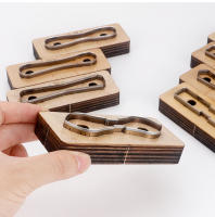 QJH Molde De Corte Para Cremalleras Y Cuero Herramienta De Artesanía Para Manualidades Creación De Bolsos Pullers De Cremalleras - details 6