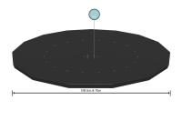 Cobertor Solar Lona Superior BESTWAY para Piscina Desmontable de varias medidas y modelos: rectangular, ovalado y circular de fácil instalación sobre el borde de la piscina. La lona evita que el agua se ensucie y lo calienta, en cierta medida. - details 13