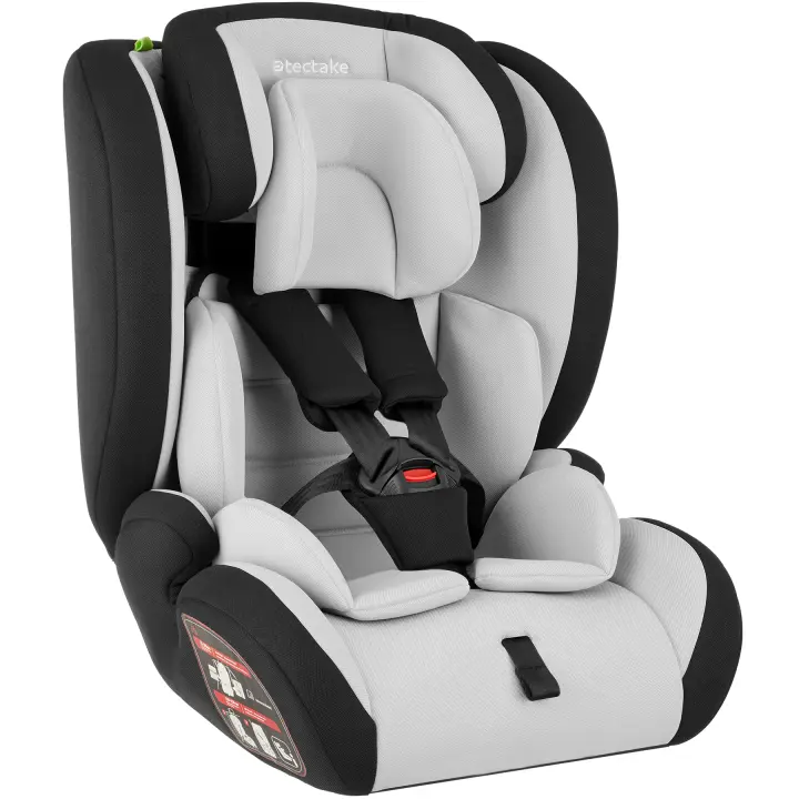 Tectake - Silla de coche SOPHIE con protección contra impactos laterales, homologada según ECE R129/03, Homologada como asiento elevador i-Size a partir de una altura de 105 cm, Apta desde los 15 meses y alturas de 76 a 150 cm, Ajustable en 8 posiciones - 1