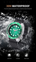 Reloj De Pulsera Para Hombre LIGE Moda Lujo Correa De Silicona Deportivo Casual Resistente Al Agua Con Bisel Rotativo Y Calendario - details 7