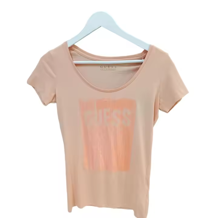 Camiseta Guess mujer color naraja maga corta talla S - 1