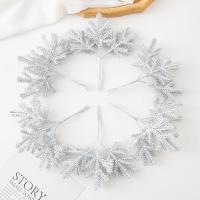 6Pcs Ramas Artificiales Doradas Para Árbol De Navidad Decoración De Casa Y Bodas Adorno De Pared Accesorio De Artesanía Y Scrapbook - details 1