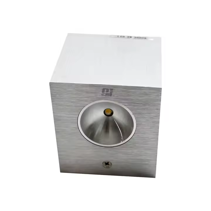 ORION91 Donclaif Aplique LED Inox 3w 243lm Blanco Cálido 3000k 65x65x72mm Nine&One Premium - Alta Calidad - 1