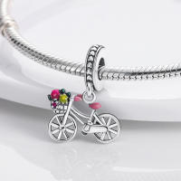 Encantos De Cocodrilo Plateado En Plata Con Dibujo Colorido Encantos Colgantes Para Pulseras Y Collares Joyería DIY - details 43