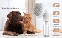 Cepillo De Baño Para Perros 3 En 1 Cepillo De Peluquería Para Mascotas Con Cabeza De Masaje Y Limpieza Suave De Silicona - details 6