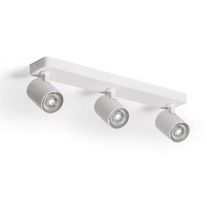 Ledkia Lámpara de Techo Orientable Cora 3 Focos Blanco  Blanco - 1