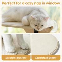 Hamaca de Ventana para Gatos en Madera con Ventosas Extra Fuertes – Cama Elevada Tipo Amaca para Gatos de Interior, Percha Salvaspacio para Dormir al Sol y Observar, Fácil Instalación sin Taladros (42 × 26,5 × 20,9 cm) - details 2