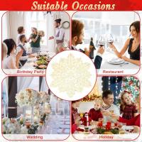 20PCS Alfombrillas De Navidad Con Forma De Copo De Nieve Para Restaurante Y Hotel Decoración De Mesa Ecológicas Redondas Para Hogar - details 6