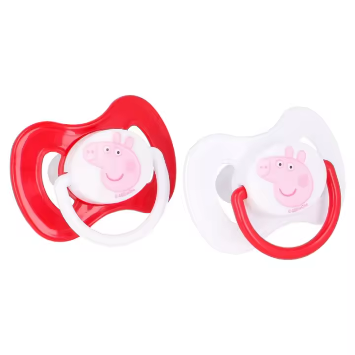 Chupetes Peppa Pig Anatomico, de 0-6 meses, Pack 2 unidades, Stor - Kiglam - 1