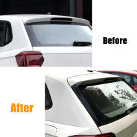 Spoiler Lateral Trasero Para VW Polo MK6 2018-2020 Cubierta De Difusor De Ventana Negra Brillante Accesorios De Automóvil ABS Plástico - details 1