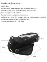 Bolsa De Tanque Multifuncional Para Móvil Para Motocicleta Honda TRANSALP 600 650 700 Xlv650 Accesorios De Oxford Resistente Al Agua - details 8