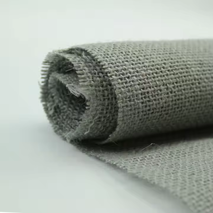 Almacenes Casa Angel TELA DE SACO ARPILLERA COLOR GRIS  100% YUTE POR METROS, ANCHO 150cm - 1